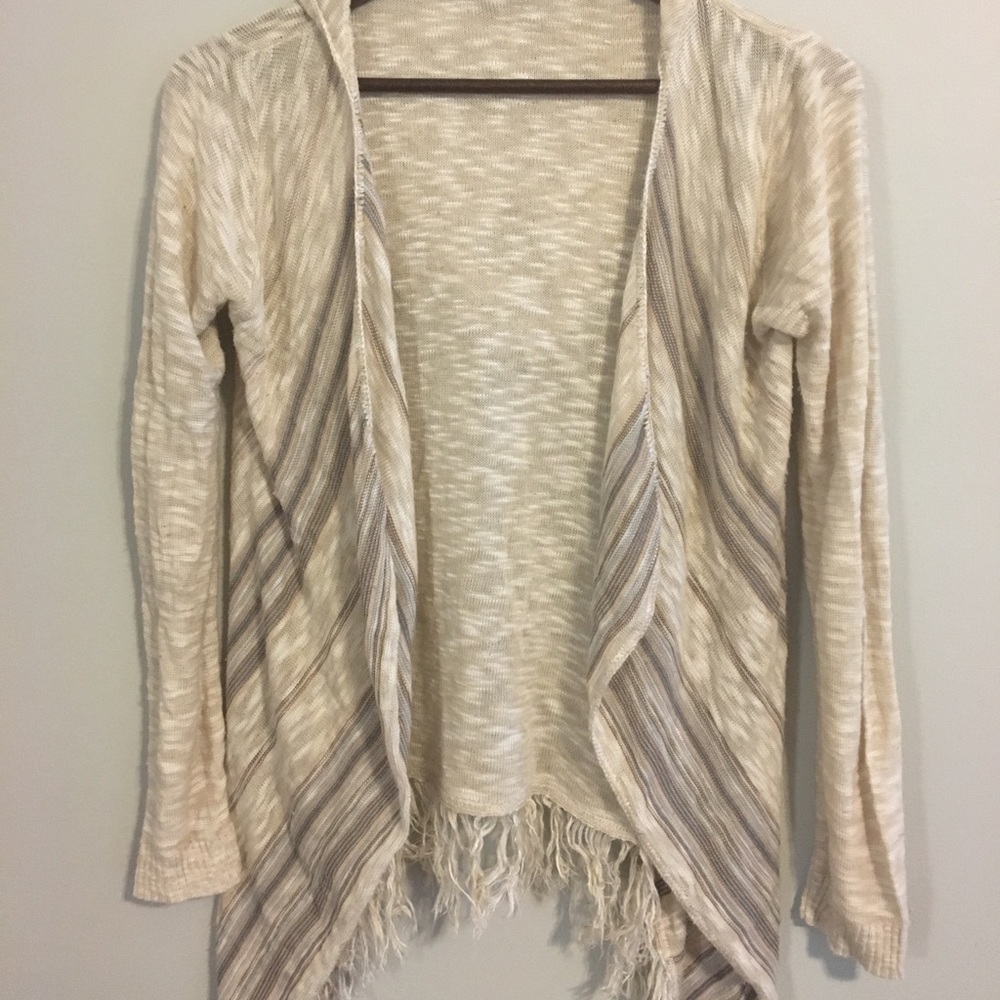 Boho wrap style cardigan